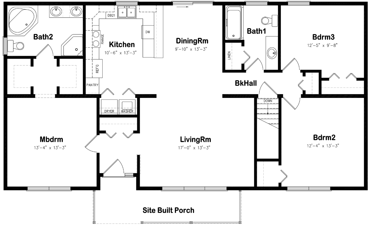 Featured image of post Ranch House Floor Plans With 2 Master Suites